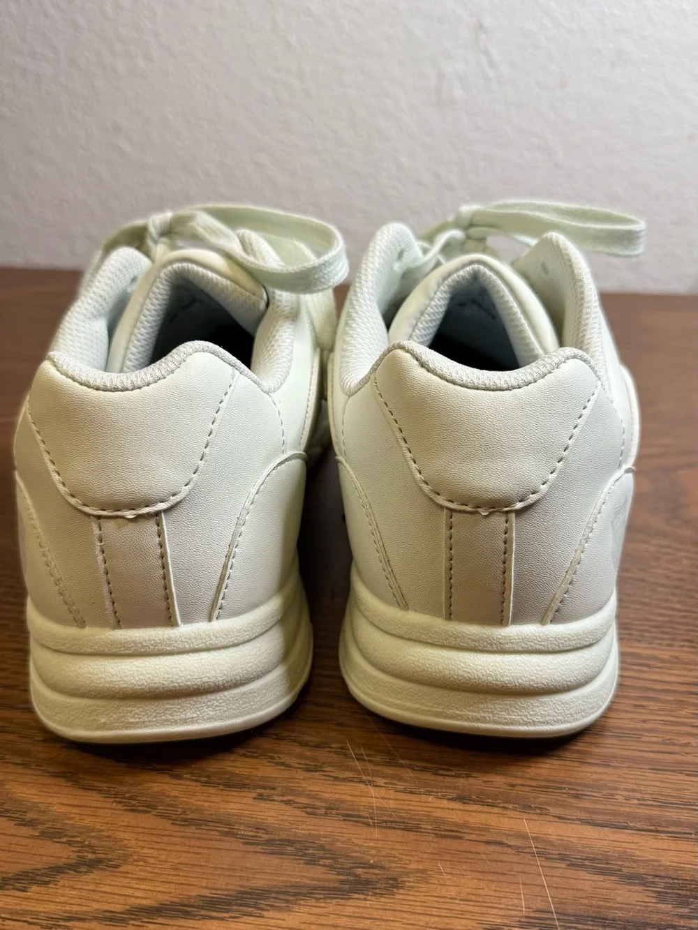 K-Swiss White Mint Low-Top Sneakers